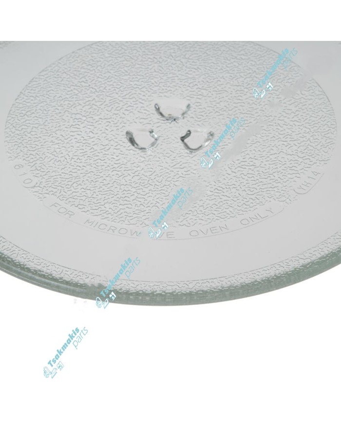 Πιάτο Φούρνου Μικροκυμάτων 245mm με Τριγωνική Βάση