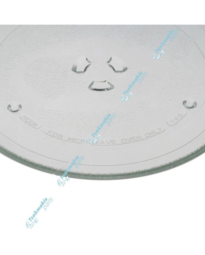 Πιάτο Φούρνου Μικροκυμάτων 255mm με Τριγωνική Βάση