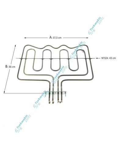 Άνω Αντίσταση & Γκριλ Φούρνου συμβατή για AEG/Electrolux 1000+1900 Watt Άνω Αντίσταση & Γκριλ Φούρνου συμβατή για AEG/Electrolux 1000+1900 Watt