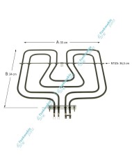 Άνω Αντίσταση & Γκριλ Φούρνου AEG 800+1650 Watt Άνω Αντίσταση & Γκριλ Φούρνου AEG 800+1650 Watt