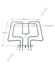 Άνω Αντίσταση & Γκριλ Φούρνου Whirlpool 900 + 1600 Watt Άνω Αντίσταση & Γκριλ Φούρνου Whirlpool 900 + 1600 Watt