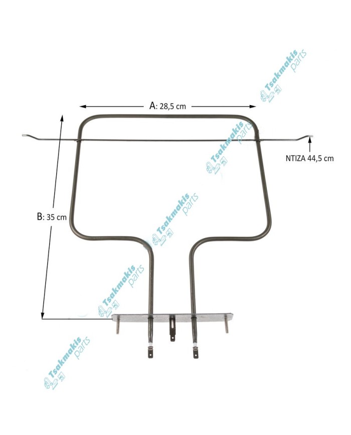 Άνω Αντίσταση Whirlpool 900 Watt Άνω Αντίσταση Whirlpool 900 Watt