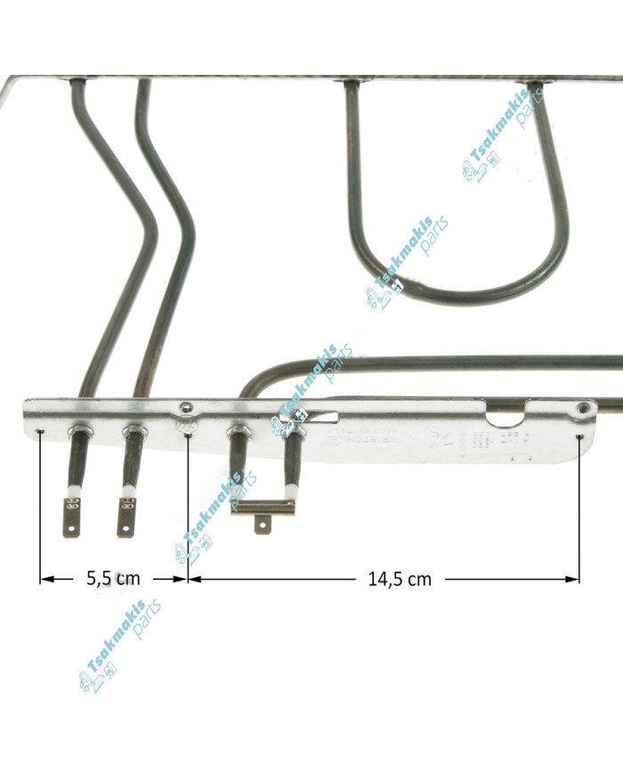 Άνω Αντίσταση & Γκριλ Φούρνου Indesit 1000+1200 Watt Άνω Αντίσταση & Γκριλ Φούρνου Indesit 1000+1200 Watt