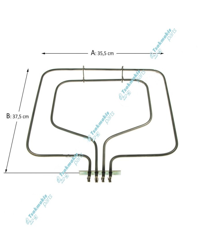Κάτω Αντίσταση Φούρνου (Διπλή) Siemens 230 Volt - 880 Watt/86 Volt - 620 Watt Κάτω Αντίσταση Φούρνου (Διπλή) Siemens 230 Volt - 880 Watt/86 Volt - 620 Watt