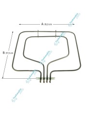Κάτω Αντίσταση Φούρνου (Διπλή) Siemens 230 Volt - 880 Watt/86 Volt - 620 Watt Κάτω Αντίσταση Φούρνου (Διπλή) Siemens 230 Volt - 880 Watt/86 Volt - 620 Watt