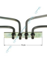 Κάτω Αντίσταση Φούρνου (Διπλή) Siemens 230 Volt - 880 Watt/86 Volt - 620 Watt Κάτω Αντίσταση Φούρνου (Διπλή) Siemens 230 Volt - 880 Watt/86 Volt - 620 Watt