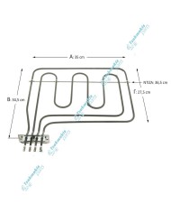 Άνω Αντίσταση & Γκριλ Φούρνου Bosch 900 + 1600 Watt Άνω Αντίσταση & Γκριλ Φούρνου Bosch 900 + 1600 Watt