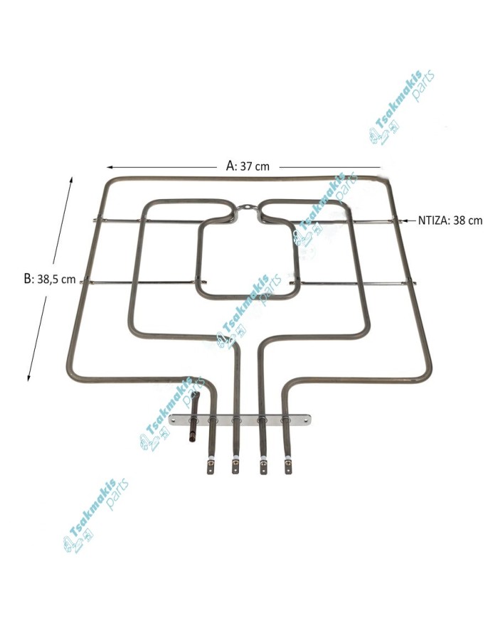 Άνω Αντίσταση & Γκρίλ Φούρνου Siemens 1000+1800 Watt Άνω Αντίσταση & Γκρίλ Φούρνου Siemens 1000+1800 Watt