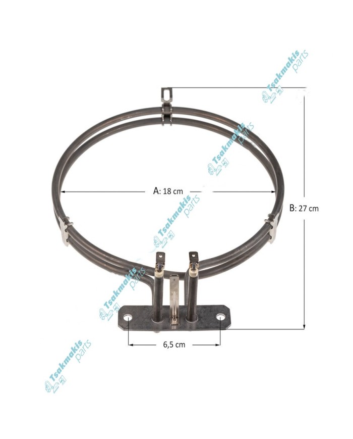 Αντίσταση Αέρος Φούρνου Συμβατή για Miele 2100W-220V Αντίσταση Αέρος Φούρνου Συμβατή για Miele 2100W-220V