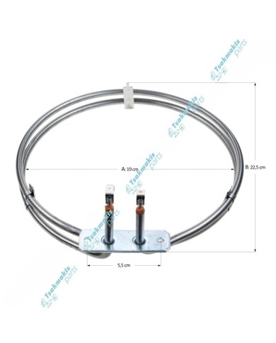 Αντίσταση Αέρος Φούρνου συμβατή για Electrolux 2400 Watt Αντίσταση Αέρος Φούρνου συμβατή για Electrolux 2400 Watt