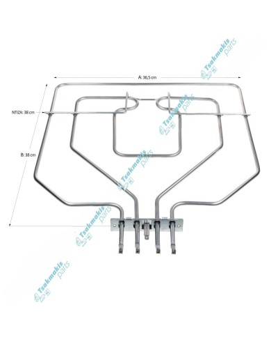 Άνω Αντίσταση & Γκριλ Φούρνου συμβατή για Bosch 1000+1800 Watt Άνω Αντίσταση & Γκριλ Φούρνου συμβατή για Bosch 1000+1800 Watt