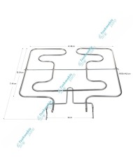 Κάτω Αντίσταση Φούρνου συμβατή για Bosch/Siemens 1300 Watt Κάτω Αντίσταση Φούρνου συμβατή για Bosch/Siemens 1300 Watt