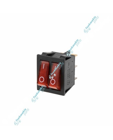 Διακοπτάκι Καλοριφέρ (2 Πλήκτρα Φωτιζόμενα + 5 Επαφές)