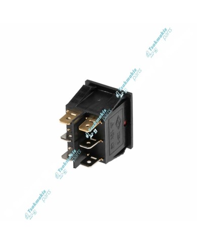 Διακοπτάκι Καλοριφέρ (2 Πλήκτρα Φωτιζόμενα + 5 Επαφές)