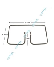 Αντίσταση Τοστιέρας Philips 28 x 16,5 x 9 cm Αντίσταση Τοστιέρας Philips 28 x 16,5 x 9 cm