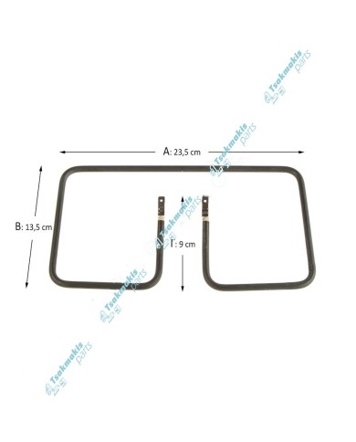 Αντίσταση Τοστιέρας συμβατή με Seb 23,5 x 13,5 x 9 cm Αντίσταση Τοστιέρας συμβατή με Seb 23,5 x 13,5 x 9 cm