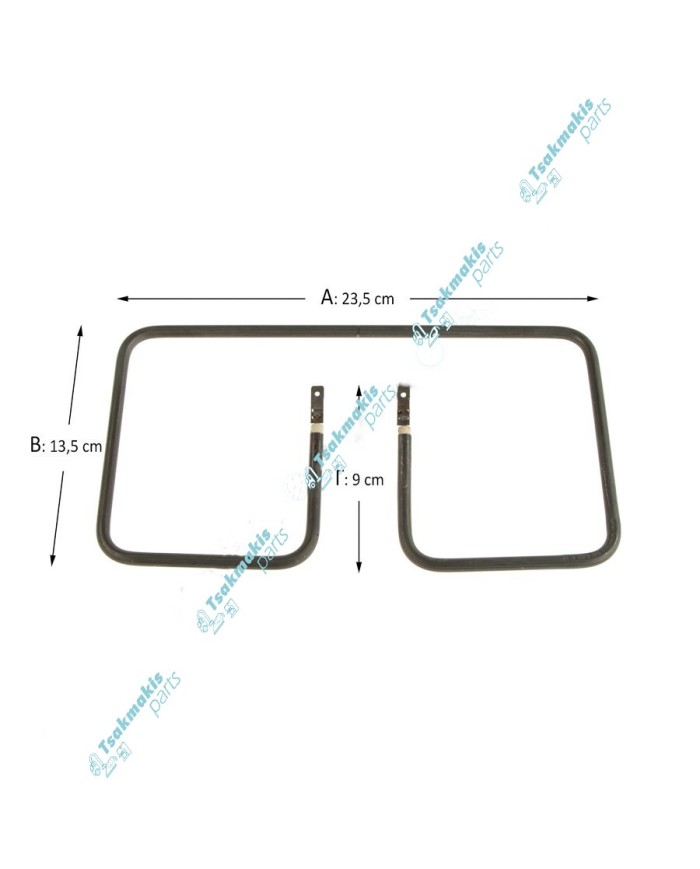 Αντίσταση Τοστιέρας συμβατή με Seb 23,5 x 13,5 x 9 cm Αντίσταση Τοστιέρας συμβατή με Seb 23,5 x 13,5 x 9 cm