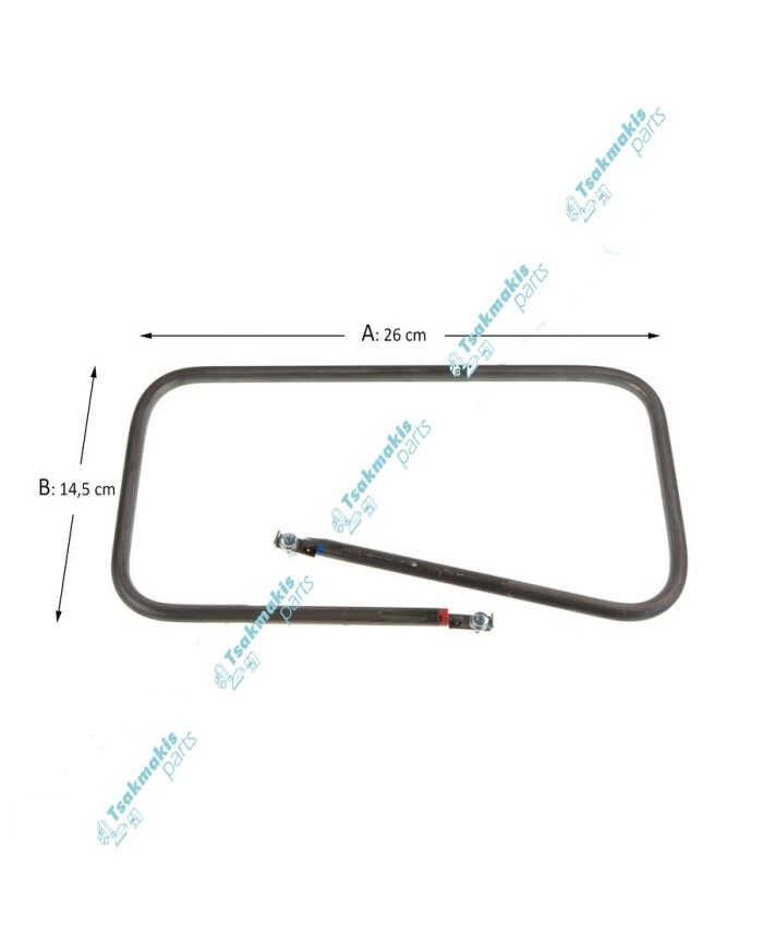 Αντίσταση Επαγγελματικής Τοστιέρας 26 x 14,5 cm Αντίσταση Επαγγελματικής Τοστιέρας 26 x 14,5 cm