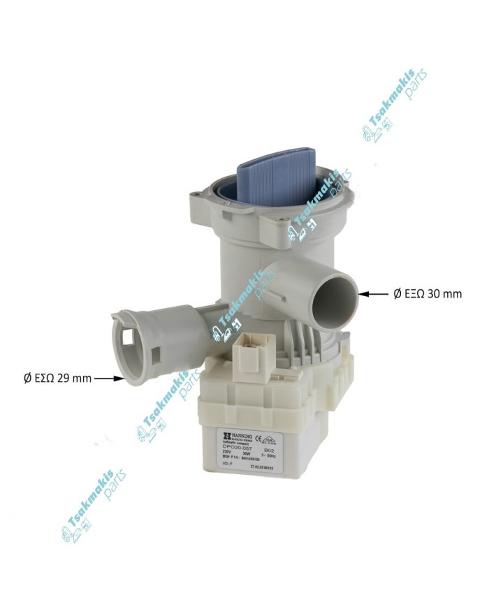 Αντλία Πλυντηρίου Ρούχων Bosch/Siemens