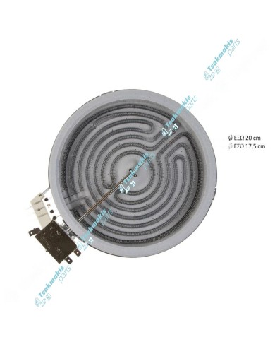 Εστία Κεραμική Eika Φ200mm-1700 Watt (4 άκρα) Εστία Κεραμική Eika Φ200mm-1700 Watt (4 άκρα)