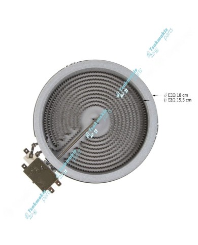 Εστία Κεραμική EGO Φ180mm-1500 Watt (Μονή) Εστία Κεραμική EGO Φ180mm-1500 Watt (Μονή)