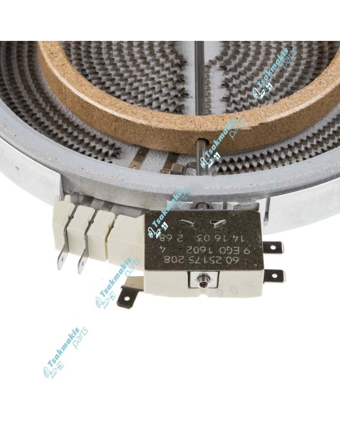 Εστία Κεραμική EGO Φ215/140mm-1900/800 Watt (Διπλή) Εστία Κεραμική EGO Φ215/140mm-1900/800 Watt (Διπλή)
