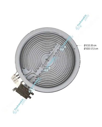 Εστία Κεραμική EGO Φ200/125mm-1700/700 Watt (Διπλή) Εστία Κεραμική EGO Φ200/125mm-1700/700 Watt (Διπλή)