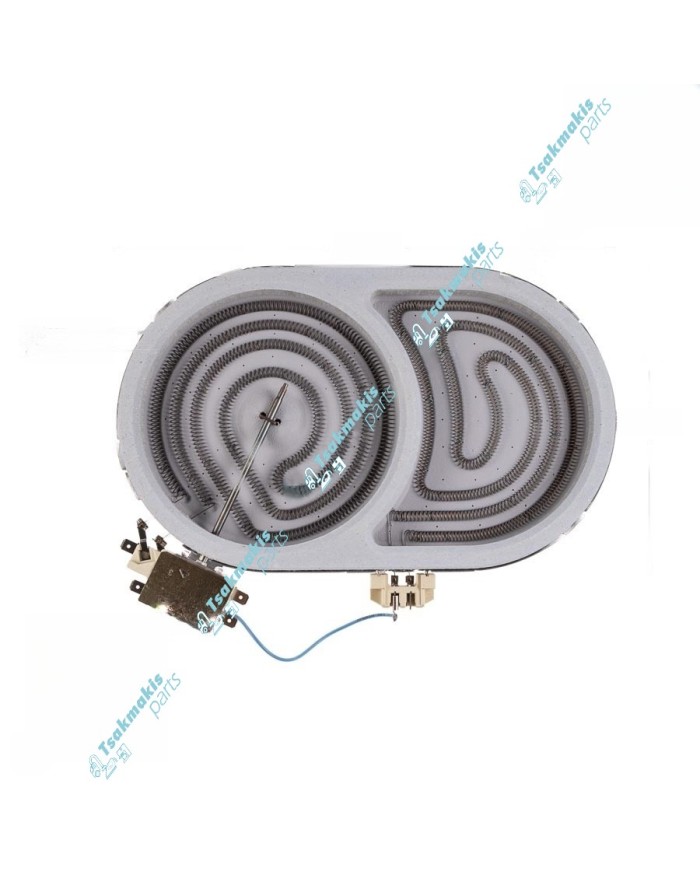Εστία Κεραμική Οβάλ EGO 27 x 17 cm (Διπλή) Εστία Κεραμική Οβάλ EGO 27 x 17 cm (Διπλή)