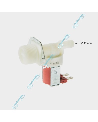 Βαλβίδα Μονή 180° Πλυντηρίου Ρούχων 12 Volt DC