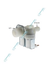 Βαλβίδα Πλυντηρίου Ρούχων Μονή 90° - 24 Volt
