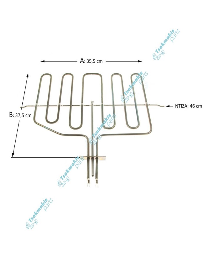 Γκριλ Φούρνου Bosch/Siemens 2800 Watt Γκριλ Φούρνου Bosch/Siemens 2800 Watt