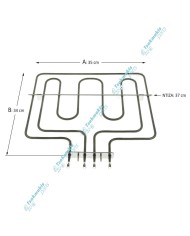 Άνω Αντίσταση & Γκριλ Φούρνου Electrolux 800+1750W Άνω Αντίσταση & Γκριλ Φούρνου Electrolux 800+1750W