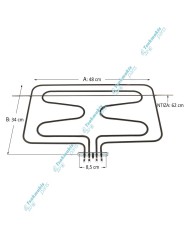 Άνω Αντίσταση & Γκριλ Φούρνου Indesit 1050+2000 Watt Άνω Αντίσταση & Γκριλ Φούρνου Indesit 1050+2000 Watt