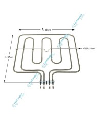 Άνω Αντίσταση & Γκριλ Φούρνου Vestel 1600 + 1000 Watt Άνω Αντίσταση & Γκριλ Φούρνου Vestel 1600 + 1000 Watt