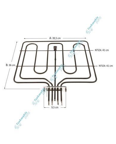Άνω Αντίσταση & Γκριλ Συμβατή για Miele 2150 Watt-230Volt & 523 Watt-96Volt Άνω Αντίσταση & Γκριλ Συμβατή για Miele 2150 Watt-230Volt & 523 Watt-96Volt