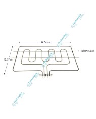 Άνω Αντίσταση & Γκριλ Φούρνου Smeg 1050+2800 Watt Άνω Αντίσταση & Γκριλ Φούρνου Smeg 1050+2800 Watt