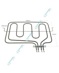 Άνω Αντίσταση & Γκριλ Φούρνου Nardi 800W + 1800W Άνω Αντίσταση & Γκριλ Φούρνου Nardi 800W + 1800W