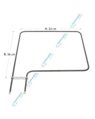 Κάτω Αντίσταση Φούρνου συμβατή για Electrolux/Zanussi 1000 Watt Κάτω Αντίσταση Φούρνου συμβατή για Electrolux/Zanussi 1000 Watt