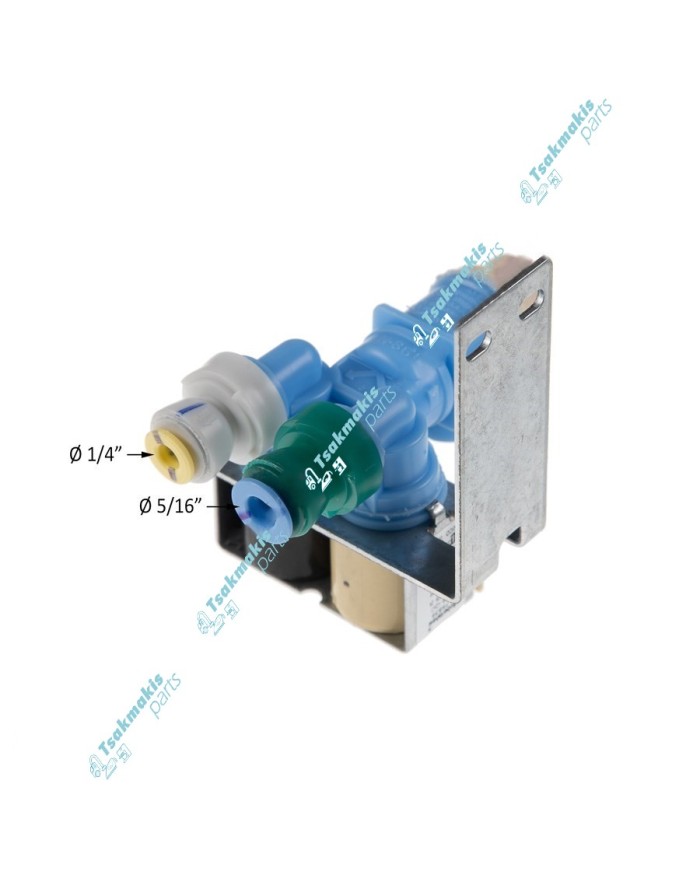 Βαλβίδα Ψυγείου Whirlpool Διπλή με Ταχυσυνδέσμους