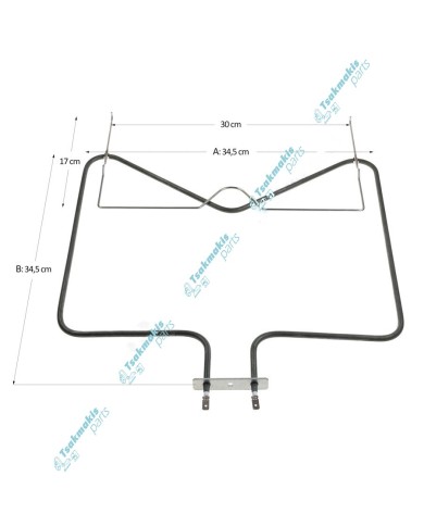 Κάτω Αντίσταση Φούρνου συμβατή για Whirlpool 1150 Watt Κάτω Αντίσταση Φούρνου συμβατή για Whirlpool 1150 Watt