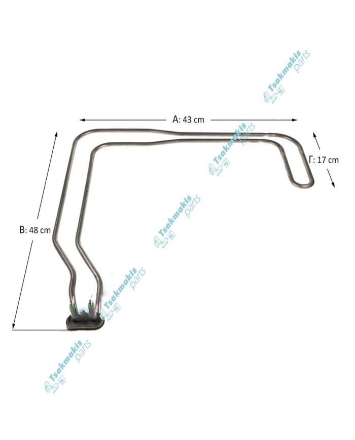 Αντίσταση Πλυντηρίου Πιάτων Bosch/Siemens 2150 Watt